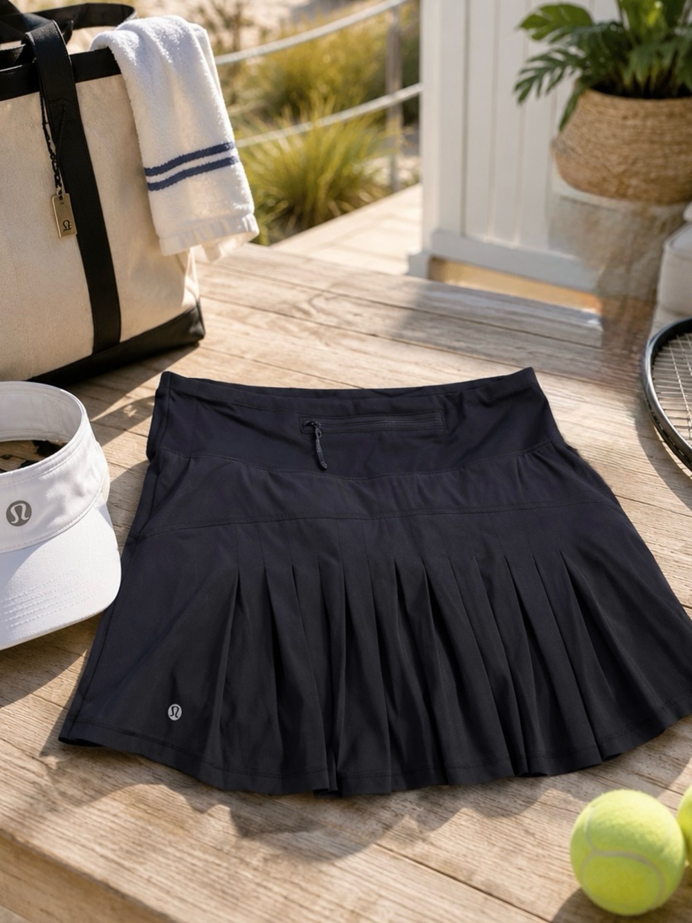 LULULEMON 6 CIRCUIT BREAKER TENNIS SKIRT BLACK SHORTS SKORT SWIFT ULTRA TENNIS